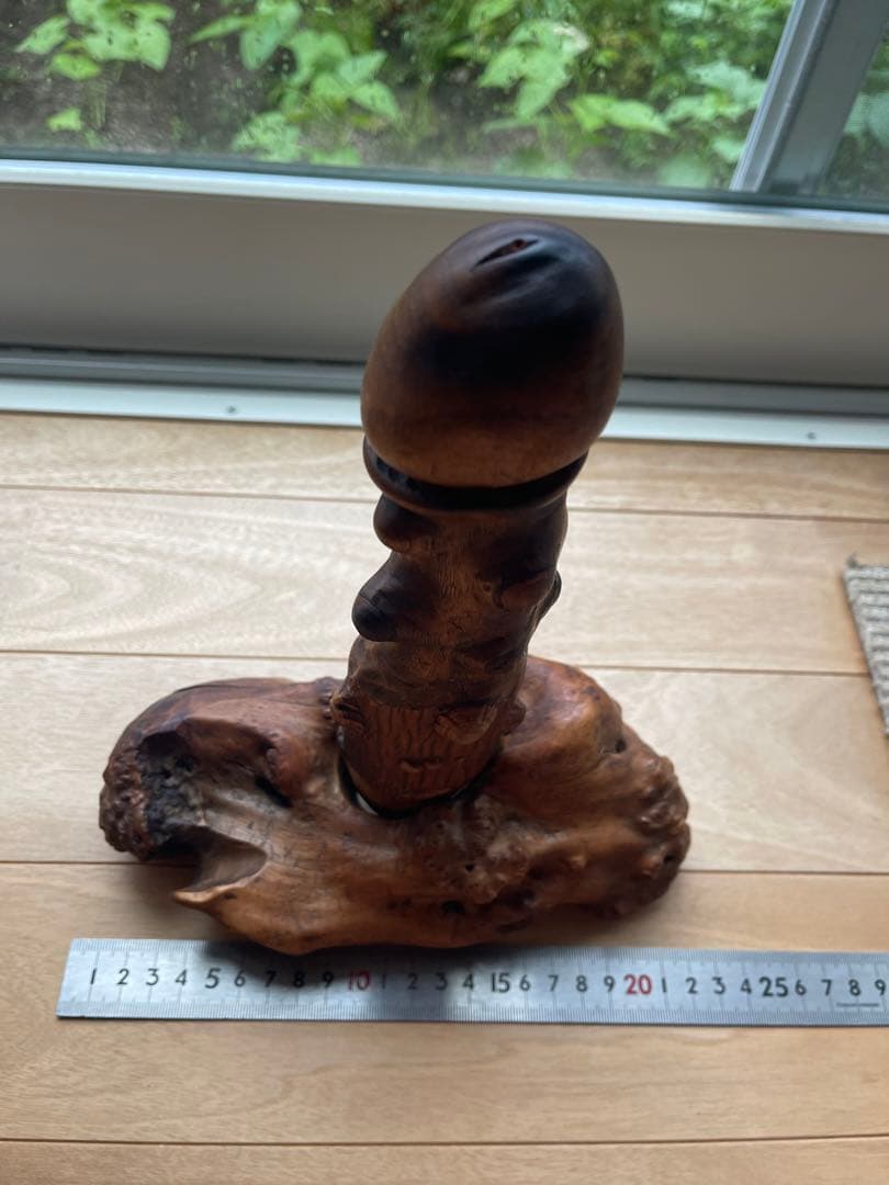 木彫　陽物