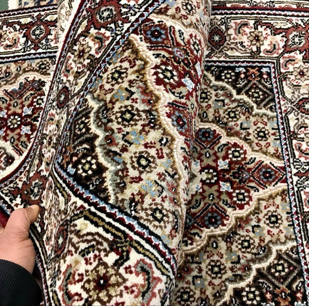 ペルシャウール銀柑ラグ/サイズ:60x90cm…. in22。