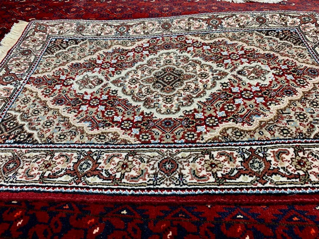 ペルシャウール銀柑ラグ/サイズ:60x90cm…. in22。