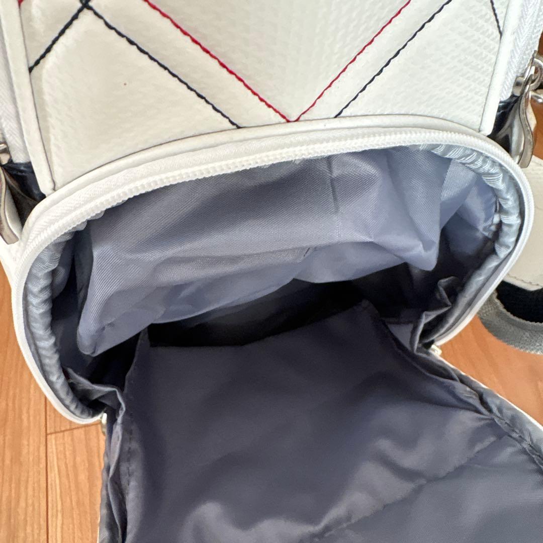 BRIDGESTONE レディースゴルフバッグ ホワイト＆セカンドバッグ