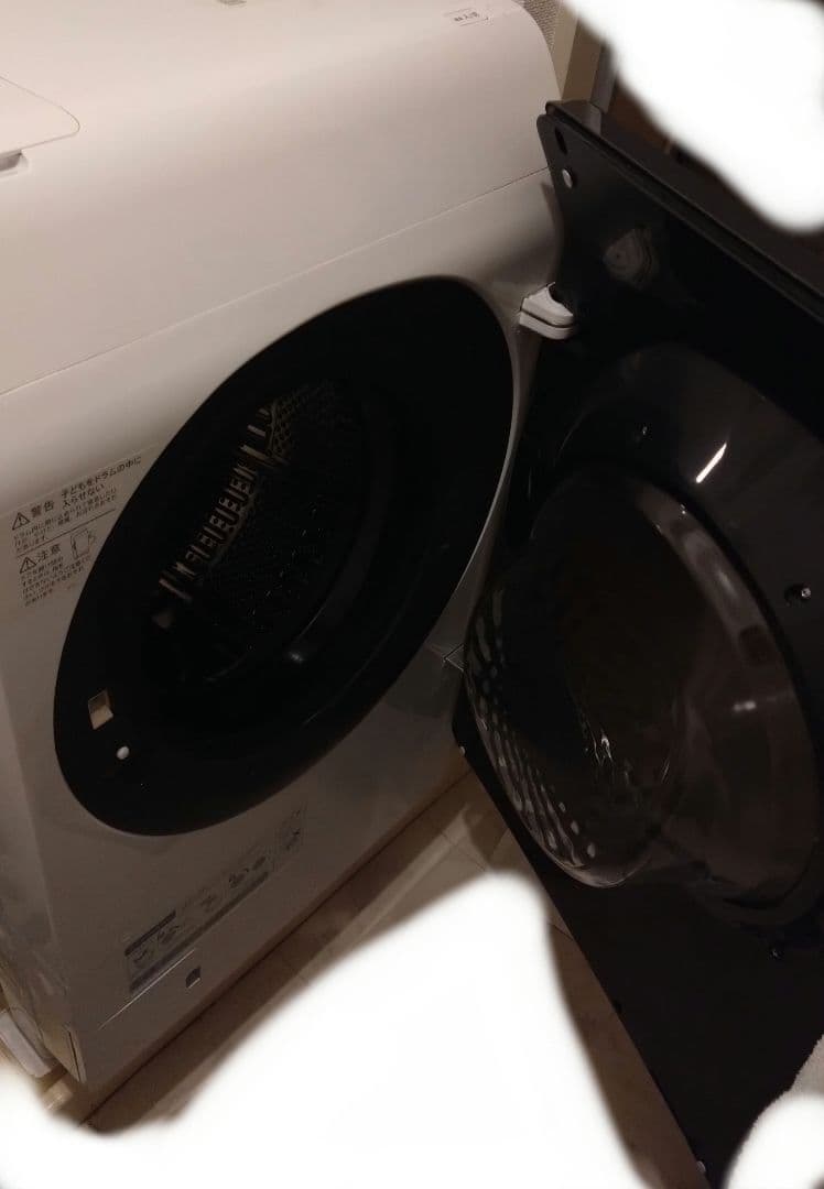 SHARP ドラム式洗濯機 ES-W114-SR　左開き　2022年製【ジャンク