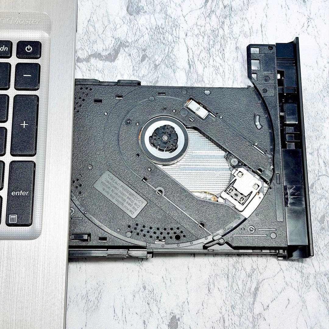 設定済✨初心者におすすめ♪✨オフィス✨カメラ✨ASUS✨ブラック✨ノートパソコン