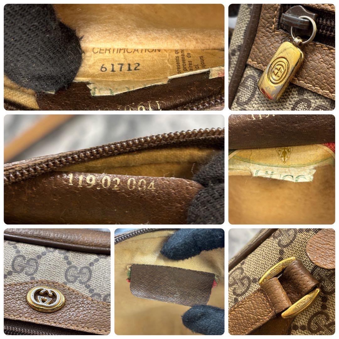 ✨美品✨GUCCI GG シェリーライン ショルダーバッグ ベージュ レザー