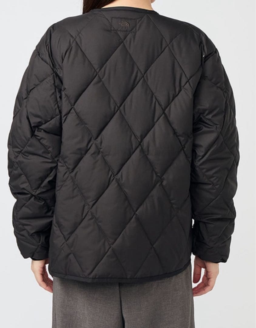 ノースフェイスパープルレーベルダウンカーディガン