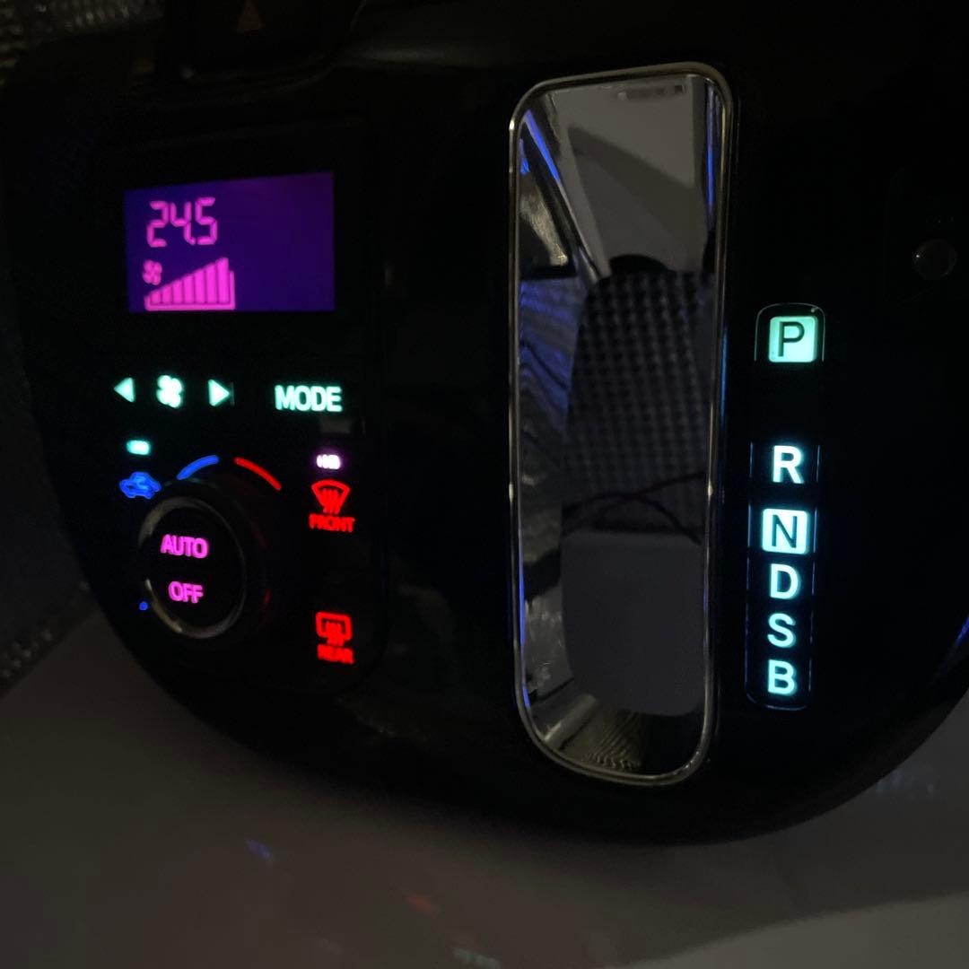 ムーブ　キャンバス　LED交換済み 完成品 エアコン パネル スイッチ