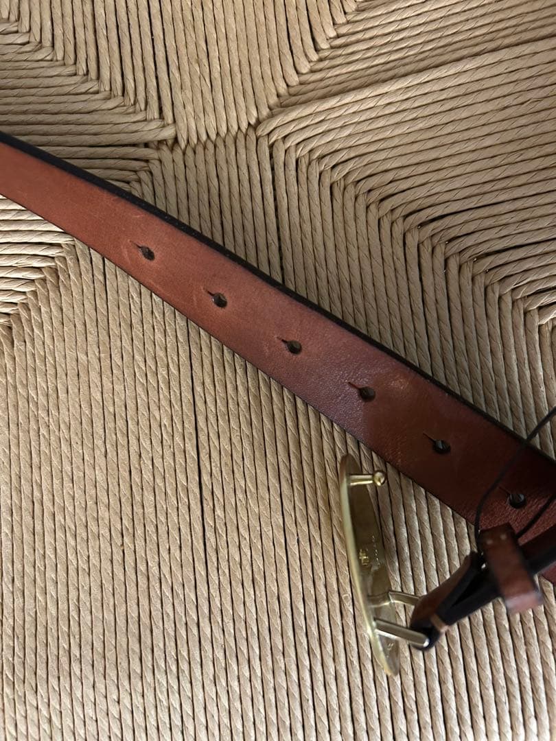 Ralph Lauren レザー ベルト ブラウン　未使用