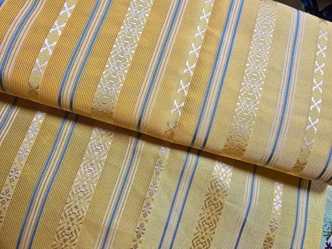 出品紗博多名古屋 イエロー×ブルー