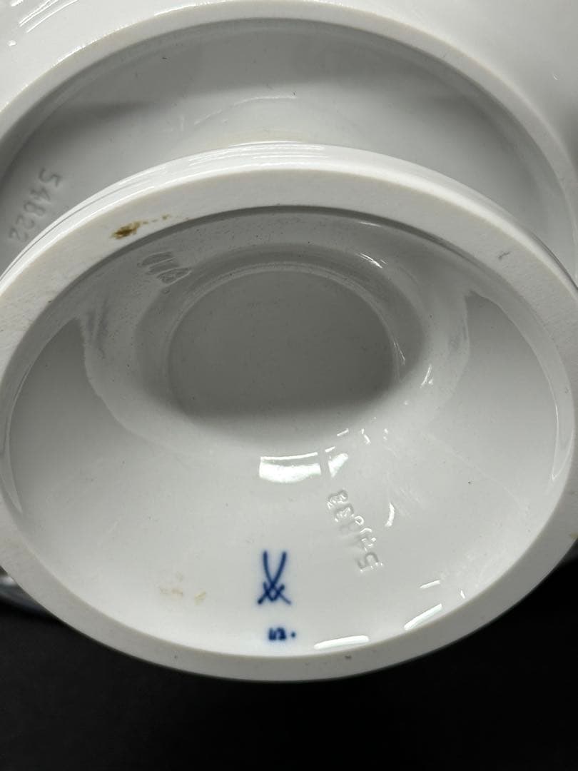 【レア】meissen マイセン　ブルーオニオン　コンポート　コンポティエ