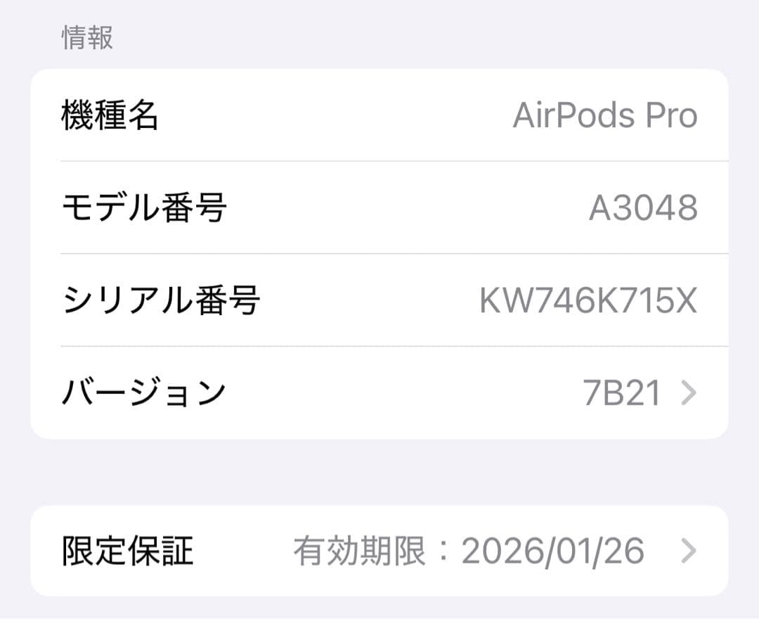 Apple AirPods Pro 第二世代 本体　USB Type-C