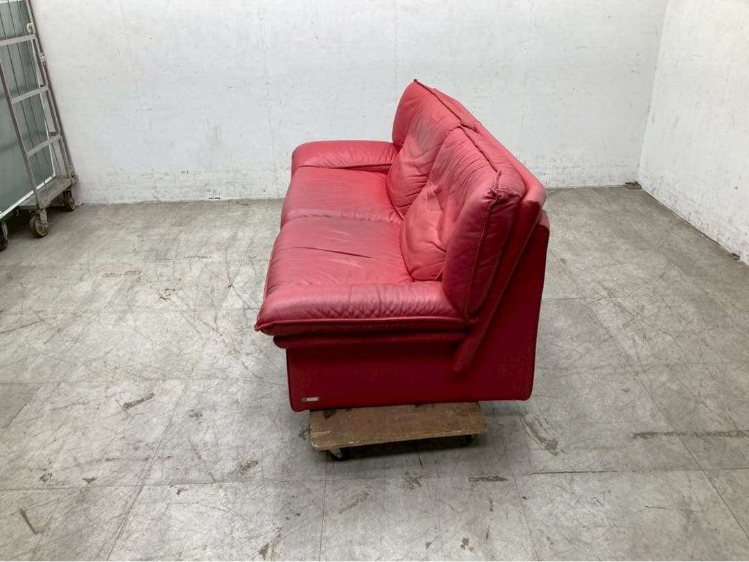 【年末感謝祭】ニコレッティ　アンバサダー　3人掛けソファ　イタリア　本革　レザー