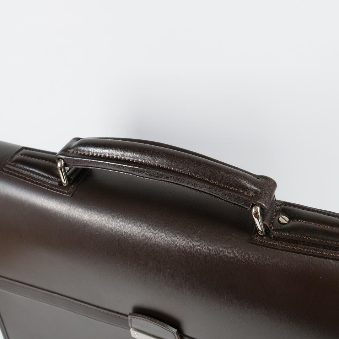 極美品✨ランバンコレクション ビジネスバッグ ブリーフケース レザー