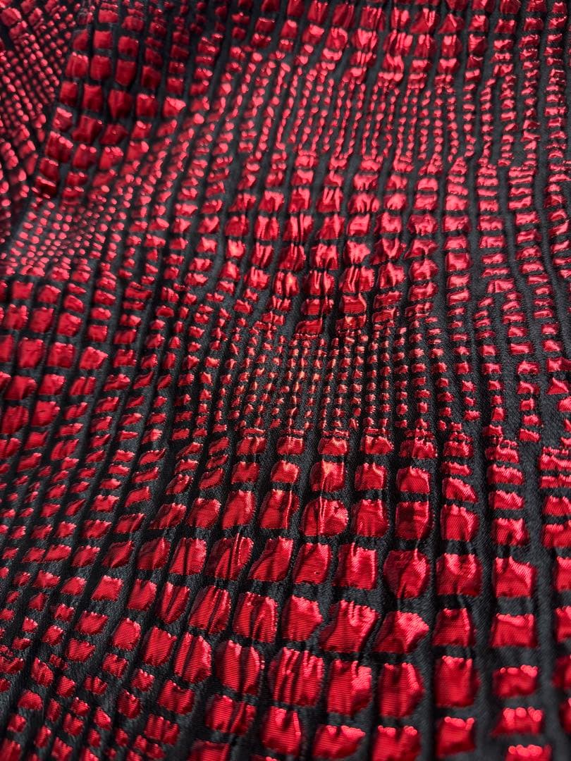 大人兵児帯　【スノーホワイト】【レッドメタル】のセット