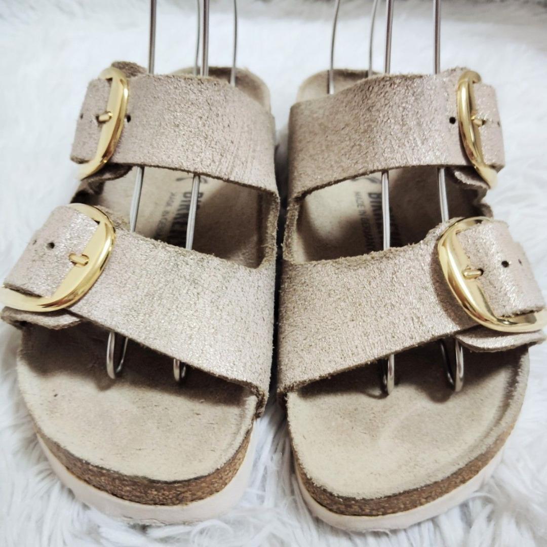 美品！ ビルケンシュトック アリゾナ ビッグバックル 金 35/22.5