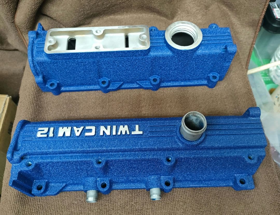 カプチーノ　F6Aツインカム　純正　ヘッドカバー　カムホルター　カムシャフト付き