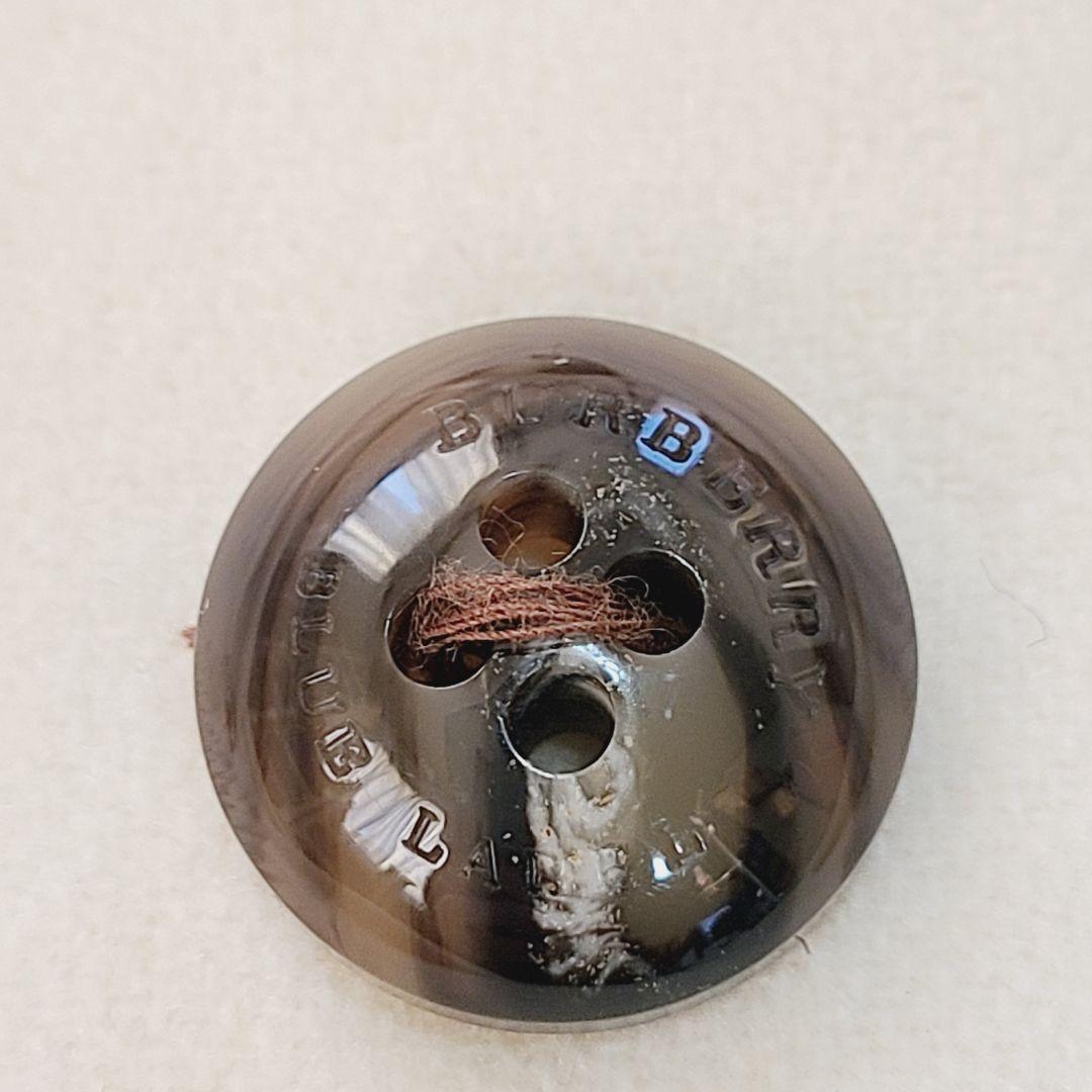 バーバリー・ブルーレーベル 裏ノバチェック コート アイボリー S