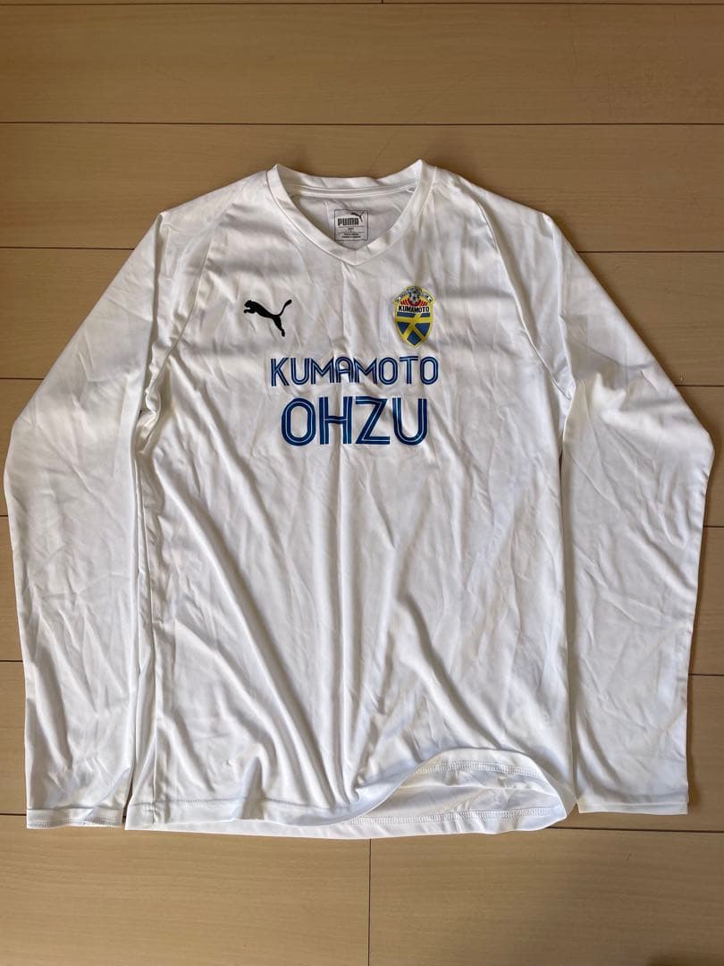 大津高校 サッカー部 トレーニングウェア 白 上下セット