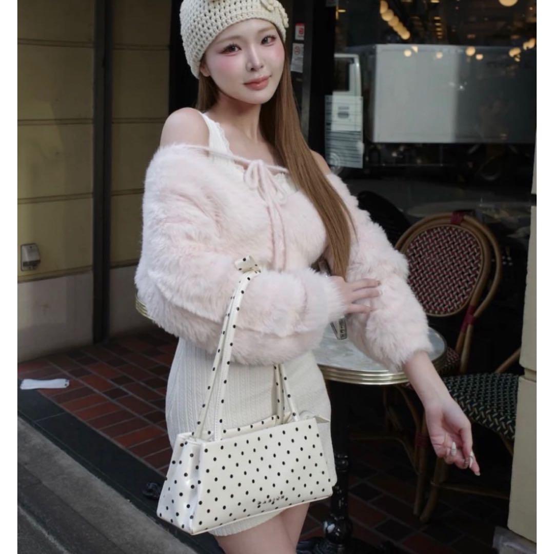 新品未開封　ダーリッチ　ケーブルニットソーセットミニワンピースdarich F