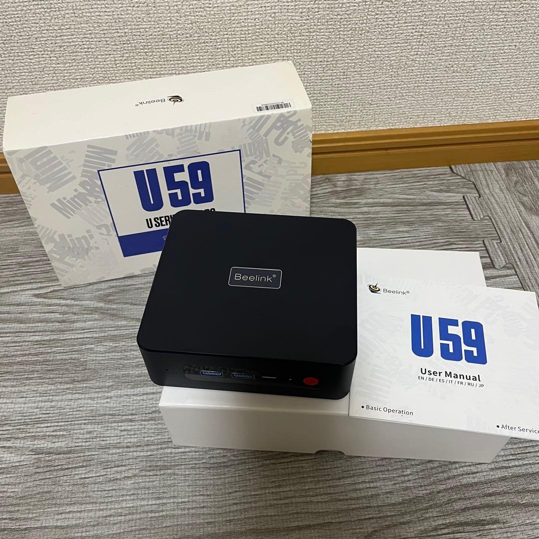 Beelink U59 ミニPC Win11Pro 16GB 512GB 未使用