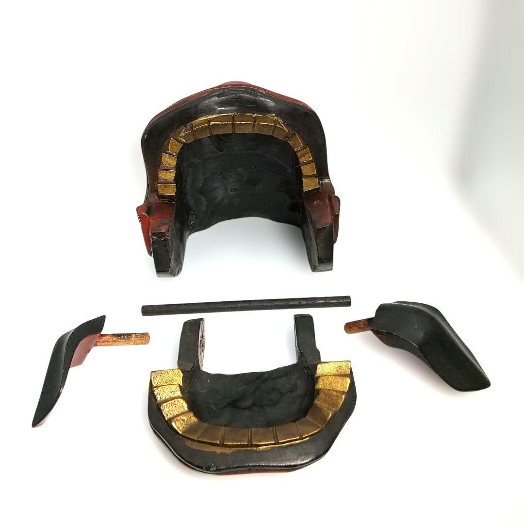 【希少な民芸品・美品】獅子頭 獅子舞