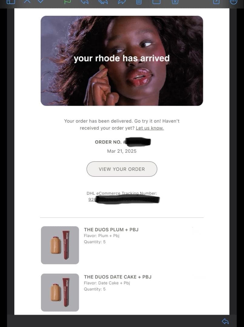 RHODEシュガー クッキー リップ ティント+ ポケット ブラッシュ