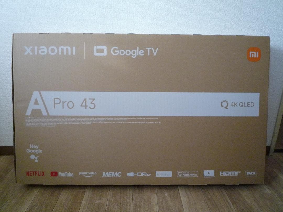 Xiaomi A Pro 43 4K QLED テレビ