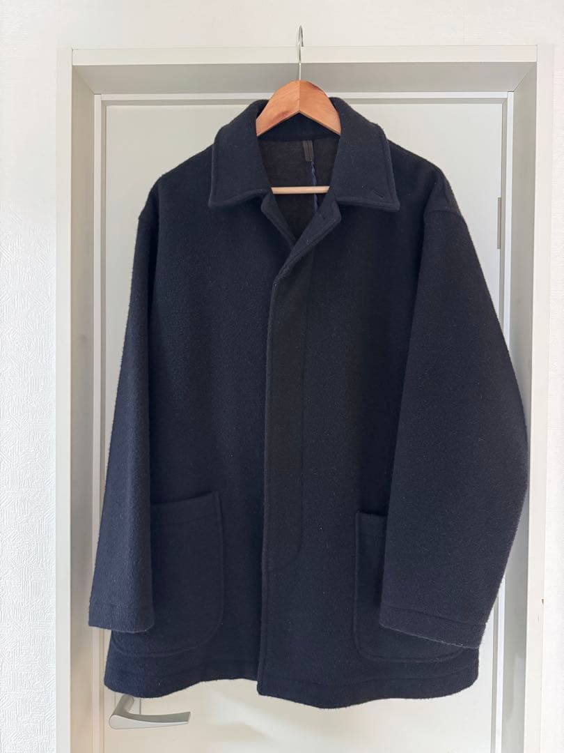 BROWN by 2-tacs Yak wool half coat サイズL