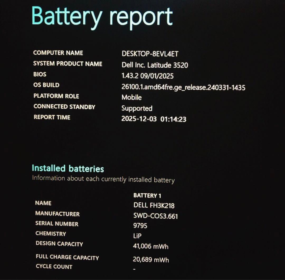 美品！デル Latitude 3520【第11世代 i5/16GB】高性能ノート