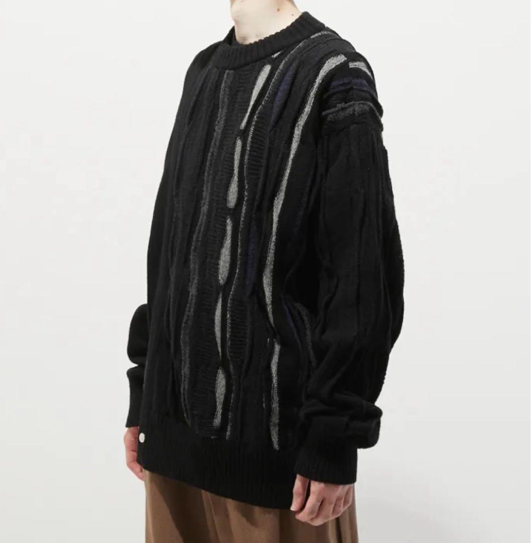 Tamme SLIT 3D KNIT ドッキング ニット 切り替え sacai