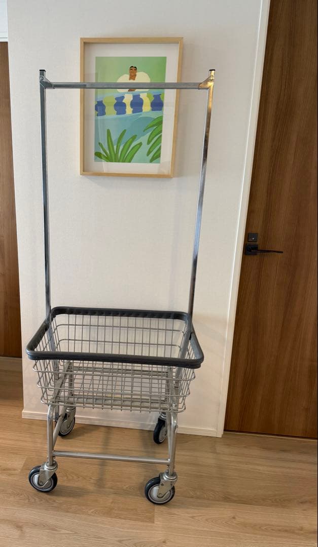 パシフィックファニチャーサービスLAUNDRY CART DOUBLE POLE