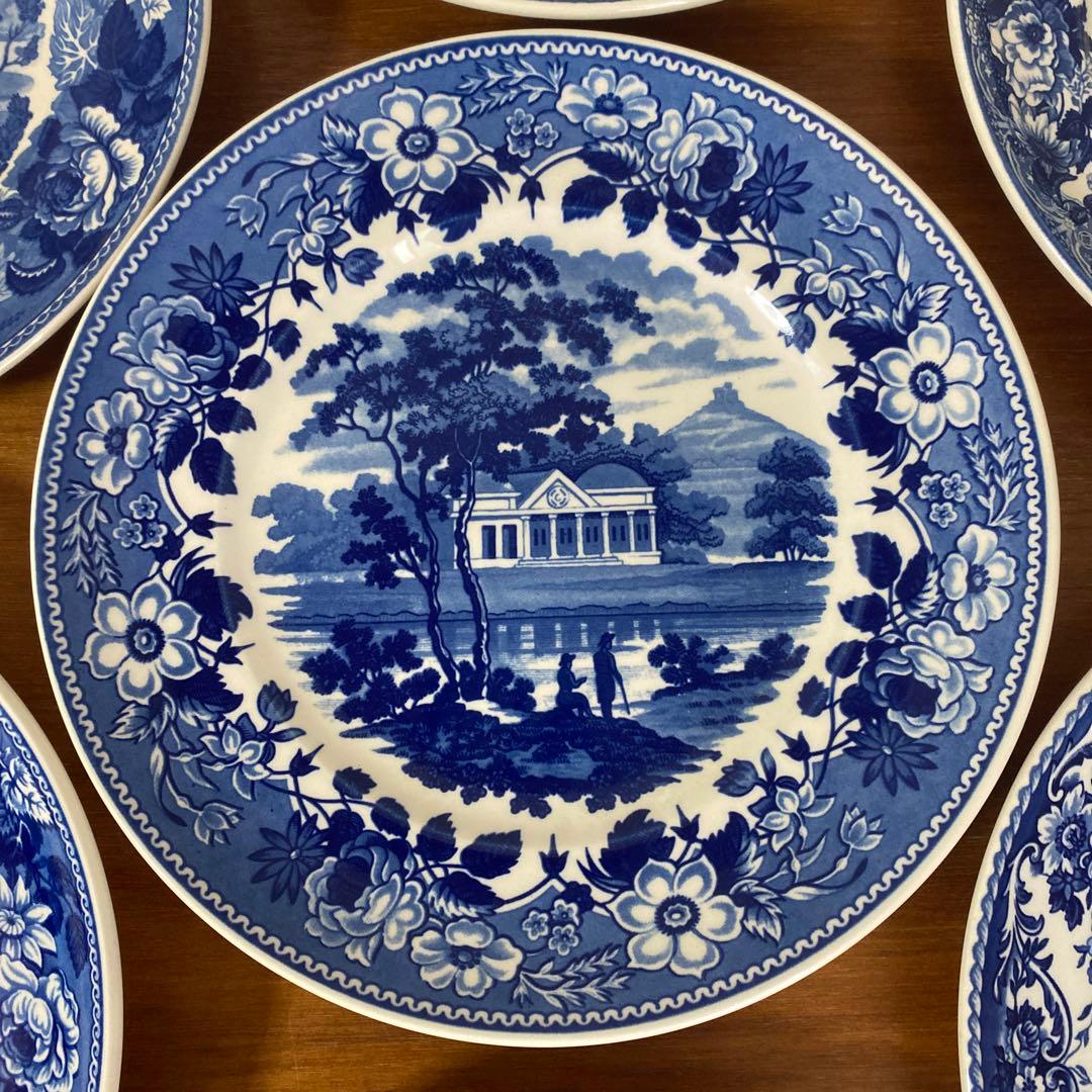 ウェッジウッド　ブルー＆ホワイト　リミテッドエディション23cmプレート