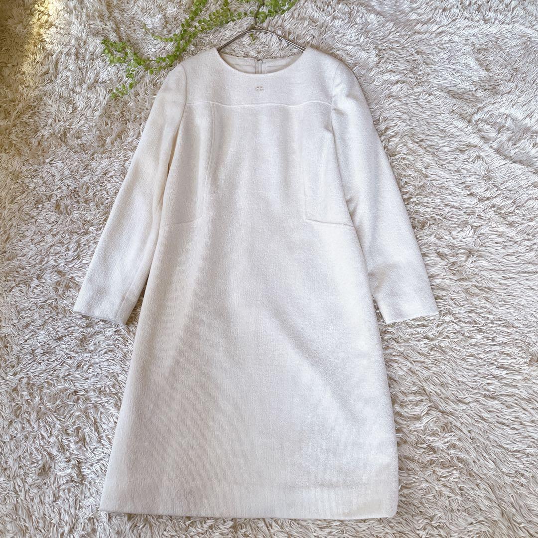 極美品♡courreges クレージュ ロゴマーク ひざ丈ワンピース