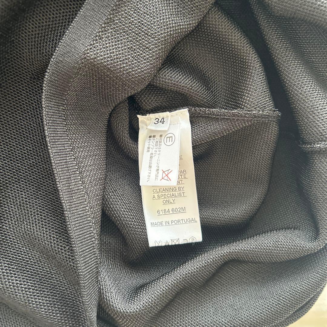 BALMAIN バルマン　バックジップ　タイトフィット　ブラックワンピース