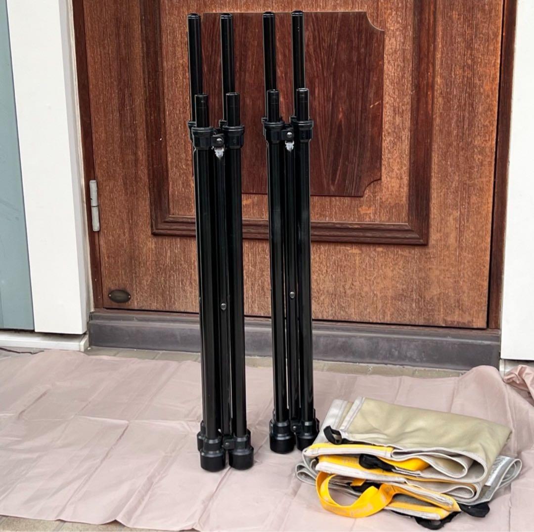 【廃盤レア】　2脚セット　peak チェア　イエロー　自立　アウトドア