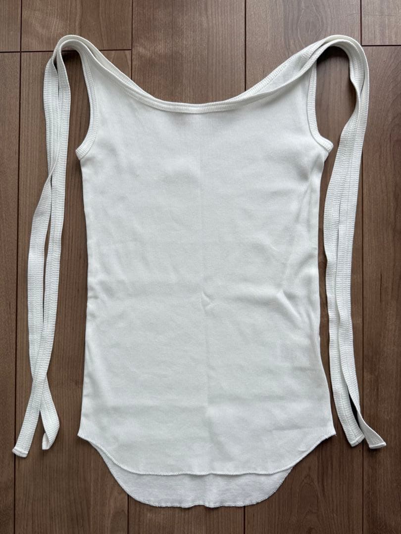 【新品】shishikui リボンキャミ ホワイト