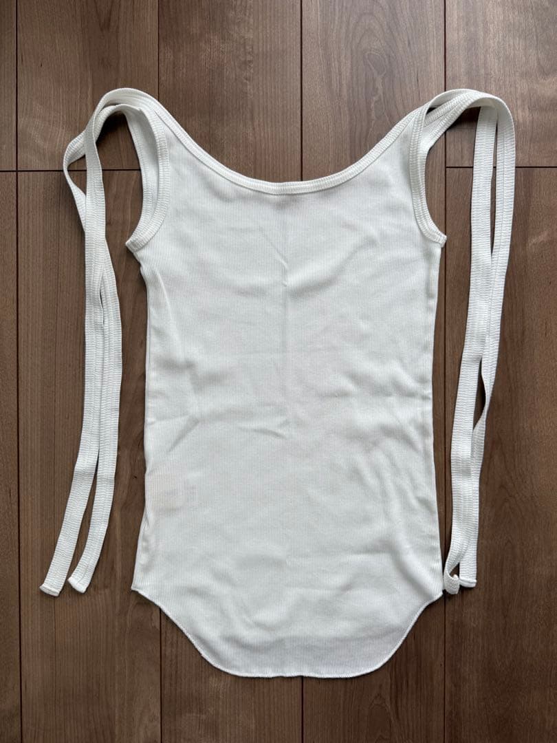 【新品】shishikui リボンキャミ ホワイト