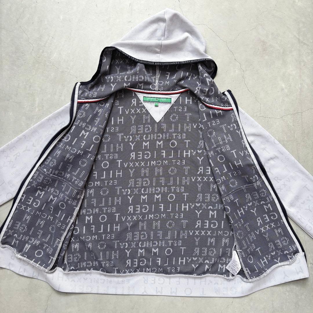  GOLF 総柄メッシュ ダブルジップパーカー M