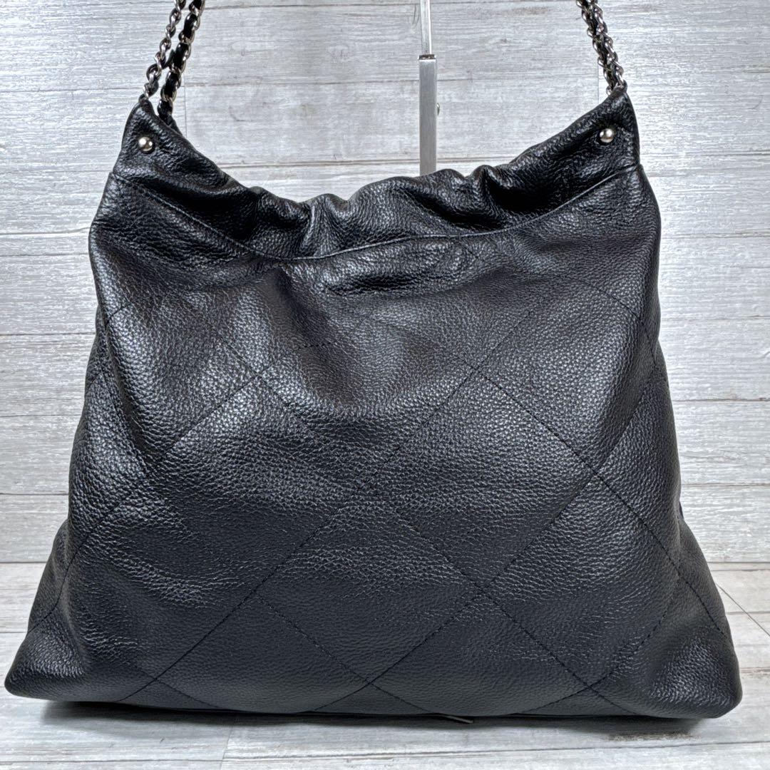 美品 ヘイニ　バルメド　キルティングチェーン　バック　ショルダー　シルバー金具