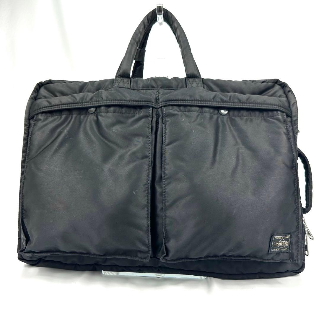 【美品】 PORTER ポーター タンカー ビジネスバッグ 3way 2層