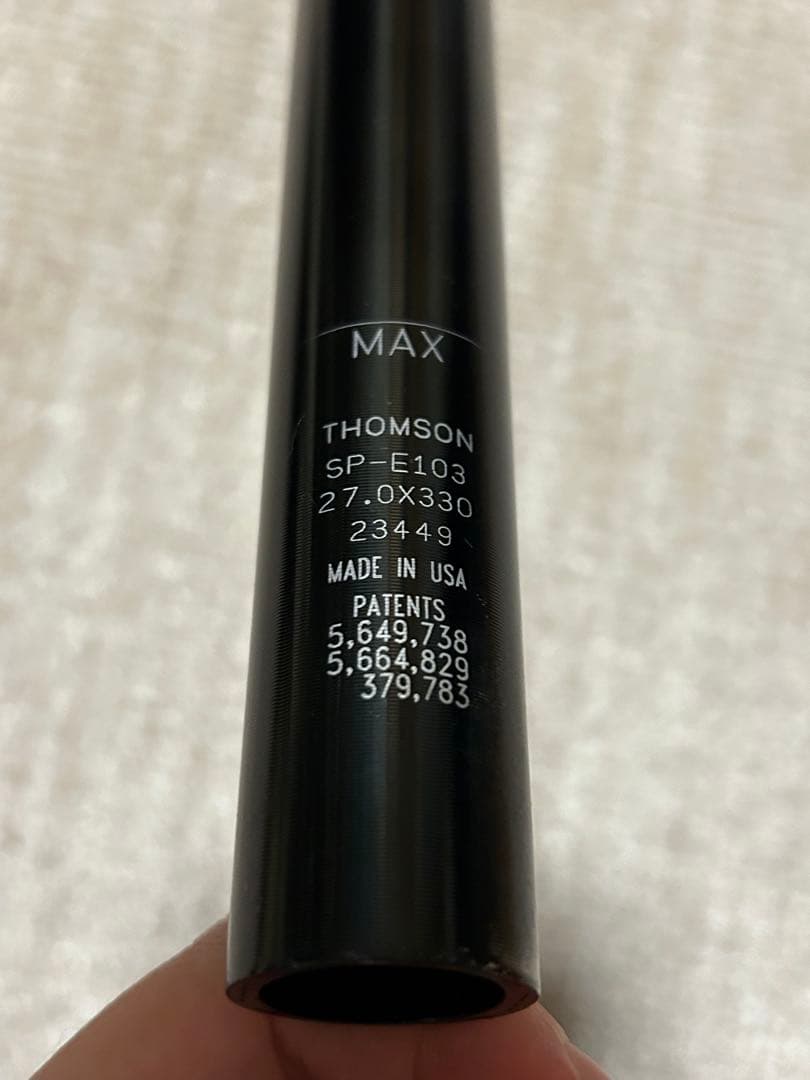 THOMSON ELITE シートポスト　27.0×330mm