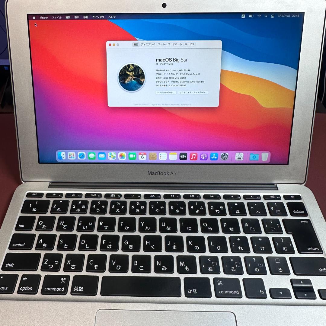 毎*先様 美品】Apple MacBook Air 11インチ A1465 Co
