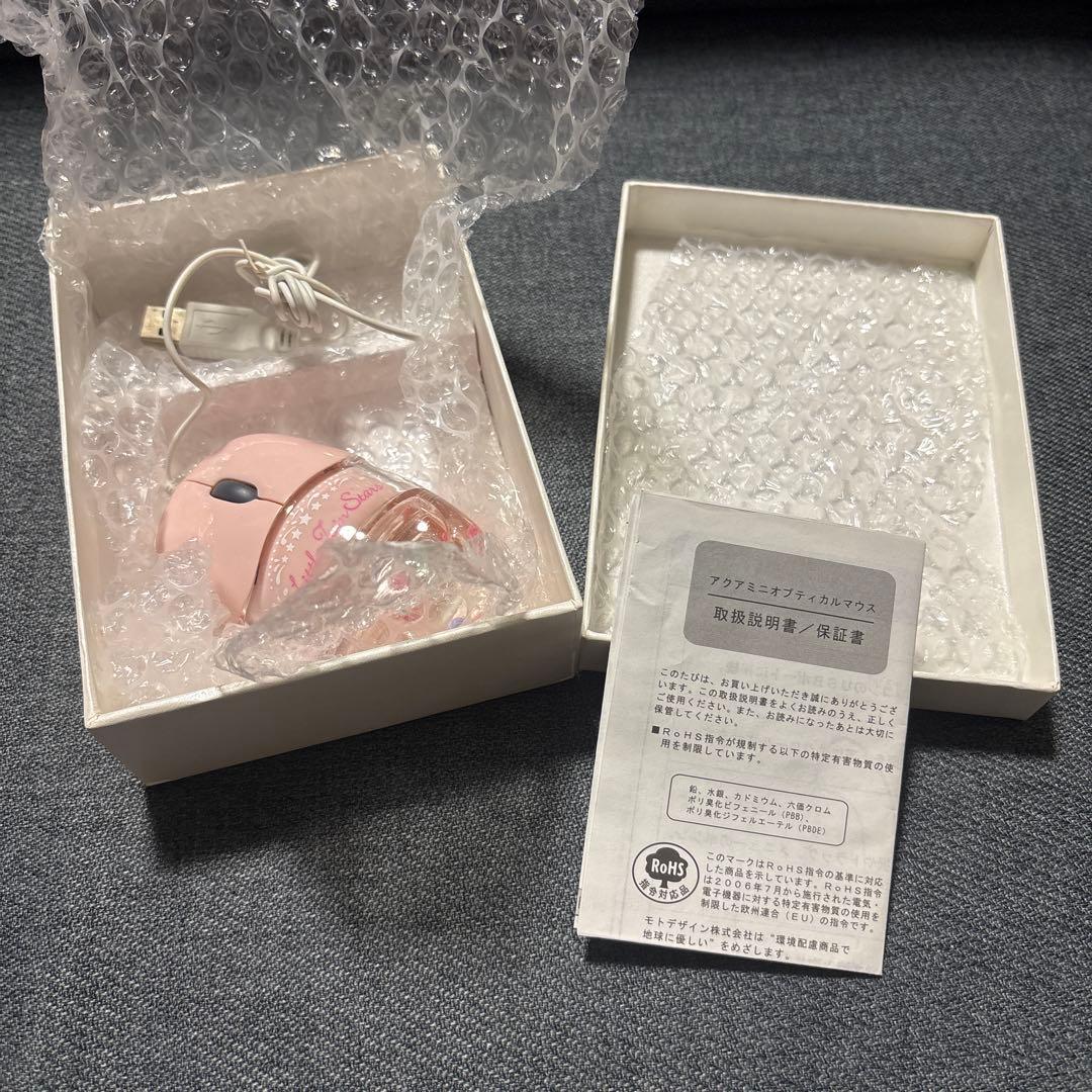 キキララ　アクアミニオプティカルマウス　マウス　　レア　2010年購入