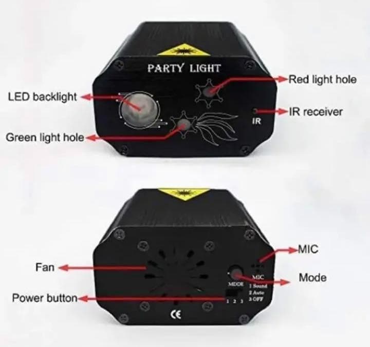 ❤多彩なイルミネーションパターン❣魅惑的な空間演出が無限大♪❤レーザーライト