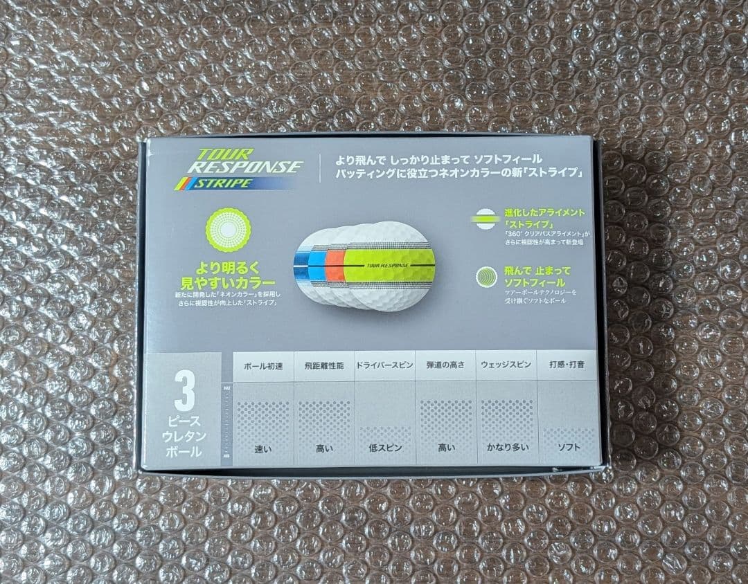 新品　テーラーメイド　ストライプ　マルチカラー　3ダース　2025年モデル