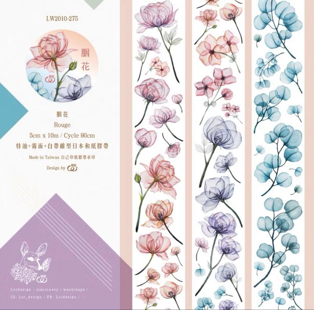 【断捨離】　海外マステお花セット