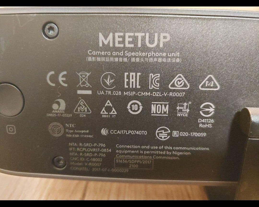 (2個セット)　ロジクール MeetUp ビデオ会議システム (4K対応)