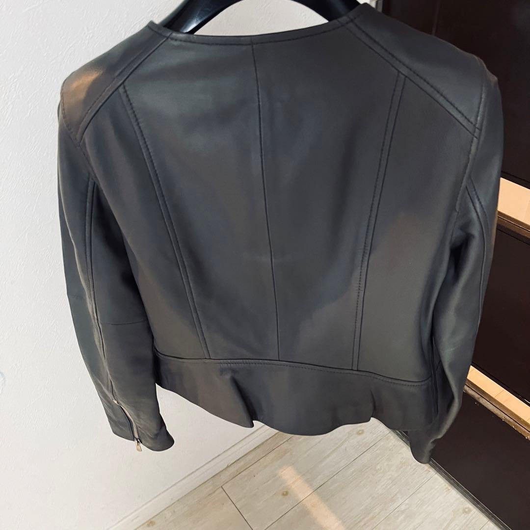 新品☆ANAYI ラムレザークルー　ジャケット/ セオリー、23区、セルフォード