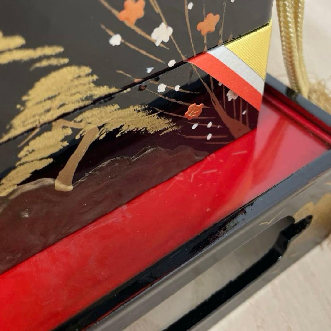 御雛人形　桃の節道具　雛道具　中金山水40号