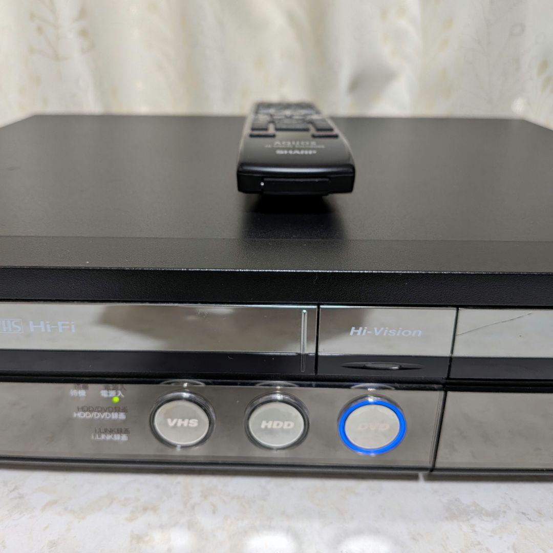シャープAQUOSビデオ一体型HDD／DVDレコーダー【DV-ACV52】動作品