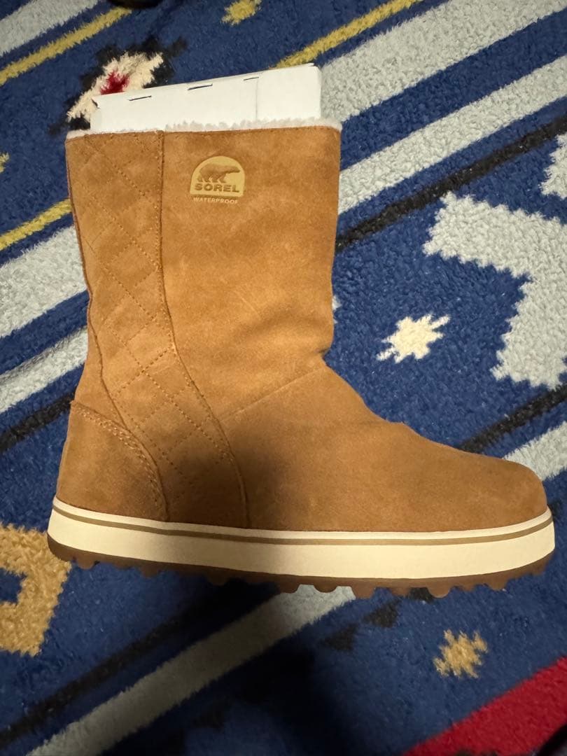 SOREL ブラウン ムートンブーツ　25