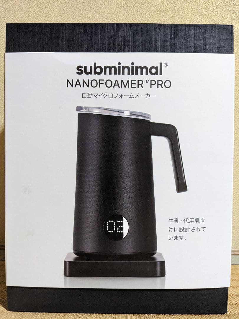 【未開封】 Nanofoamer pro subminal